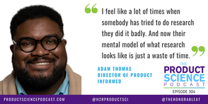 The adam thomas hypothesis: if you do research well it never feels like a waste of time